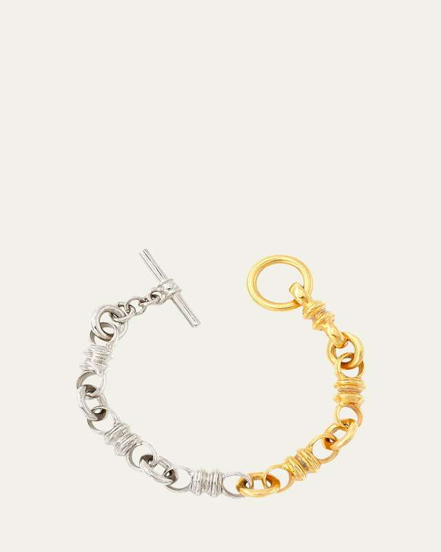 Two-Tone Link Bracelet